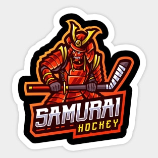 samurai hockey Sticker